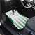 Custom Saudi Arabia Football Car Mats Go Green Falcons Sporty - White Version - Wonder Print Shop