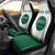 Custom Saudi Arabia Football Car Seat Cover Go Green Falcons Sporty - White Version - Wonder Print Shop