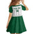 Custom Saudi Arabia Football Family Matching Mermaid Dress and Hawaiian Shirt Go Green Falcons Sporty - White Version - Wonder Print Shop