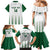 Custom Saudi Arabia Football Family Matching Mermaid Dress and Hawaiian Shirt Go Green Falcons Sporty - White Version - Wonder Print Shop