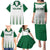 Custom Saudi Arabia Football Family Matching Puletasi and Hawaiian Shirt Go Green Falcons Sporty - White Version - Wonder Print Shop