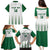 Custom Saudi Arabia Football Family Matching Puletasi and Hawaiian Shirt Go Green Falcons Sporty - White Version - Wonder Print Shop