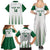 Custom Saudi Arabia Football Family Matching Summer Maxi Dress and Hawaiian Shirt Go Green Falcons Sporty - White Version - Wonder Print Shop