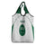 Custom Saudi Arabia Football Grocery Bag Go Green Falcons Sporty - White Version