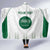 Custom Saudi Arabia Football Hooded Blanket Go Green Falcons Sporty - White Version