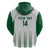 Custom Saudi Arabia Football Hoodie Go Green Falcons Sporty - White Version - Wonder Print Shop