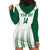 Custom Saudi Arabia Football Hoodie Dress Go Green Falcons Sporty - White Version - Wonder Print Shop