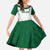 Custom Saudi Arabia Football Kid Short Sleeve Dress Go Green Falcons Sporty - White Version - Wonder Print Shop