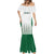 Custom Saudi Arabia Football Mermaid Dress Go Green Falcons Sporty - White Version - Wonder Print Shop