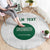 Custom Saudi Arabia Football Round Carpet Go Green Falcons Sporty - White Version