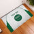 Custom Saudi Arabia Football Rubber Doormat Go Green Falcons Sporty - White Version - Wonder Print Shop