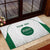 Custom Saudi Arabia Football Rubber Doormat Go Green Falcons Sporty - White Version - Wonder Print Shop