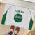 Custom Saudi Arabia Football Rubber Doormat Go Green Falcons Sporty - White Version - Wonder Print Shop