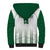 Custom Saudi Arabia Football Sherpa Hoodie Go Green Falcons Sporty - White Version - Wonder Print Shop