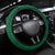 Saudi Arabia Football Steering Wheel Cover Go Green Falcons Sporty - White Version - Wonder Print Shop