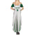 Custom Saudi Arabia Football Summer Maxi Dress Go Green Falcons Sporty - White Version - Wonder Print Shop