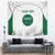 Custom Saudi Arabia Football Tapestry Go Green Falcons Sporty - White Version - Wonder Print Shop