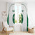 Custom Saudi Arabia Football Window Curtain Go Green Falcons Sporty - White Version - Wonder Print Shop