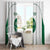 Custom Saudi Arabia Football Window Curtain Go Green Falcons Sporty - White Version - Wonder Print Shop