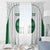 Custom Saudi Arabia Football Window Curtain Go Green Falcons Sporty - White Version - Wonder Print Shop