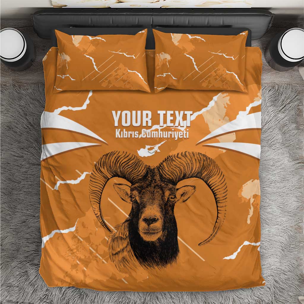 Persionalized Cyprus Independence Day Bedding Set Kbrs Cumhuriyeti Grunge Vibes - Wonder Print Shop