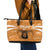 Persionalized Cyprus Independence Day Leather Tote Bag Kbrs Cumhuriyeti Grunge Vibes - Wonder Print Shop