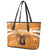 Persionalized Cyprus Independence Day Leather Tote Bag Kbrs Cumhuriyeti Grunge Vibes - Wonder Print Shop