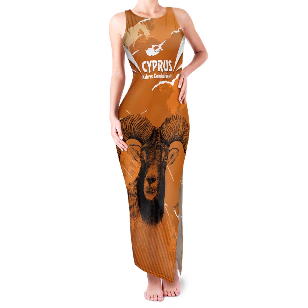 Persionalized Cyprus Independence Day Tank Maxi Dress Kbrs Cumhuriyeti Grunge Vibes - Wonder Print Shop