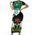 Nigeria Independence Day Family Matching Short Sleeve Bodycon Dress and Hawaiian Shirt Happy 64 Years Of Anniversary African Pattern - Wonder Print Shop