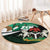 Nigeria Independence Day Round Carpet Happy 64 Years Of Anniversary African Pattern