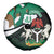 Nigeria Independence Day Spare Tire Cover Happy 64 Years Of Anniversary African Pattern - Wonder Print Shop