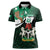 Nigeria Independence Day Women Polo Shirt Happy 64 Years Of Anniversary African Pattern - Wonder Print Shop