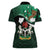 Nigeria Independence Day Women Polo Shirt Happy 64 Years Of Anniversary African Pattern - Wonder Print Shop