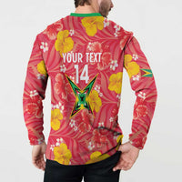 Custom Guyana Cricket Button Sweatshirt 2025 Go Amazon Warriors Tropical Style - Wonder Print Shop