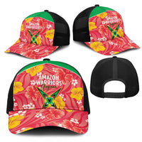 Guyana Cricket Mesh Trucker Cap 2025 Go Amazon Warriors Tropical Style - Wonder Print Shop