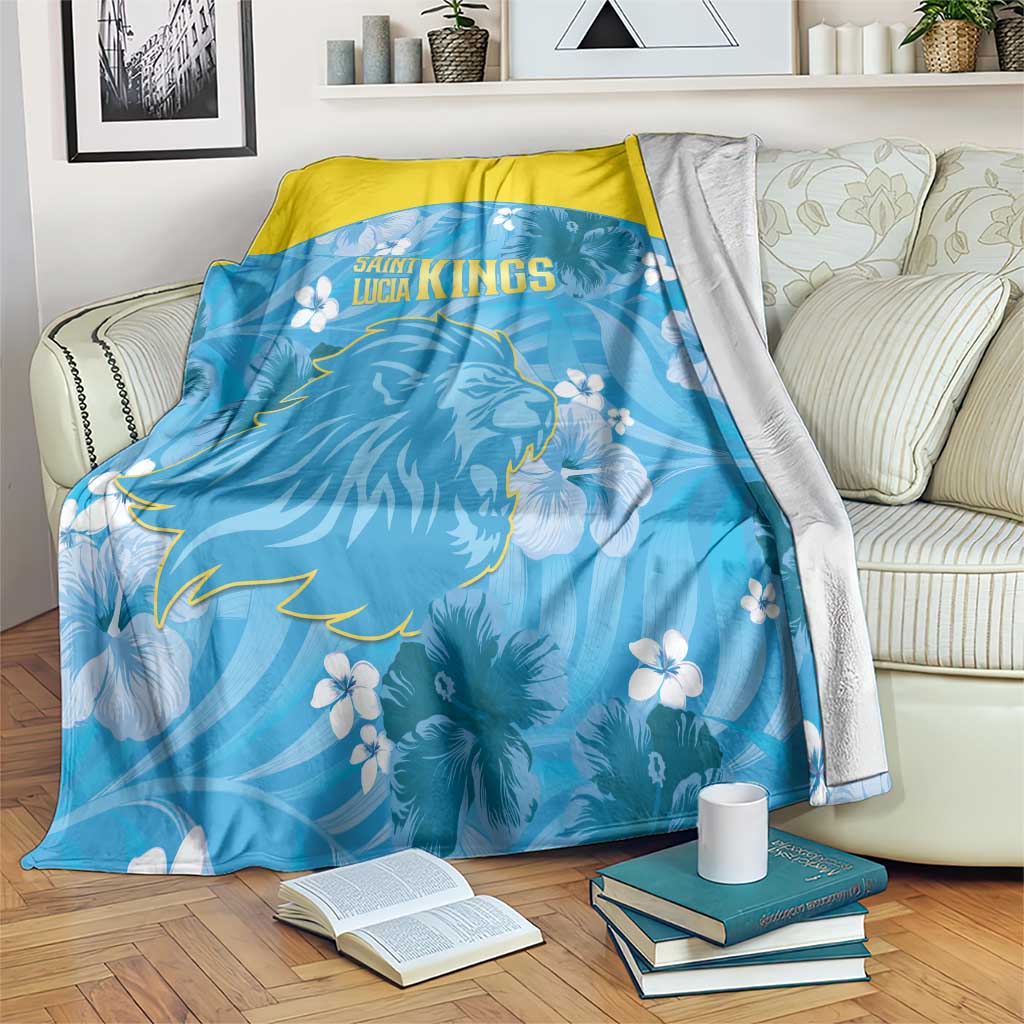 Saint Lucia Kings Cricket Blanket 2025 Go Beinspired Tropical Style - Wonder Print Shop
