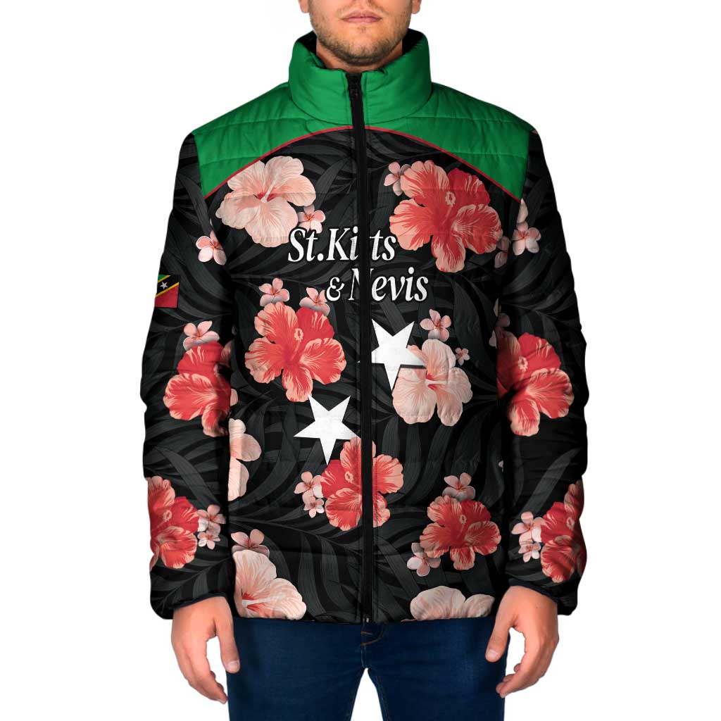 Custom Saint Kitts and Nevis Cricket Padded Jacket 2025 Go Patriots Tropical Style - Wonder Print Shop