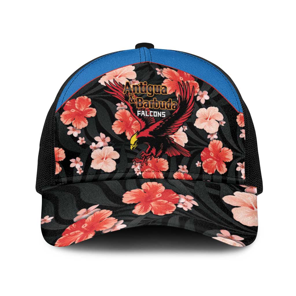 Antigua and Barbuda Cricket Baseball Net Cap 2025 Go Falcons Tropical Style - Wonder Print Shop