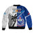 Fiji And Samoa Rugby Bomber Jacket 2023 World Cup Samoan Mix Tapa Pattern - Wonder Print Shop