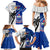 Fiji And Samoa Rugby Family Matching Mermaid Dress and Hawaiian Shirt 2023 World Cup Samoan Mix Tapa Pattern - Wonder Print Shop