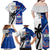 Fiji And Samoa Rugby Family Matching Off Shoulder Maxi Dress and Hawaiian Shirt 2023 World Cup Samoan Mix Tapa Pattern - Wonder Print Shop