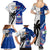 Fiji And Samoa Rugby Family Matching Summer Maxi Dress and Hawaiian Shirt 2023 World Cup Samoan Mix Tapa Pattern - Wonder Print Shop