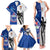 Fiji And Samoa Rugby Family Matching Tank Maxi Dress and Hawaiian Shirt 2023 World Cup Samoan Mix Tapa Pattern - Wonder Print Shop