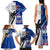 Fiji And Samoa Rugby Family Matching Tank Maxi Dress and Hawaiian Shirt 2023 World Cup Samoan Mix Tapa Pattern - Wonder Print Shop