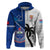 Fiji And Samoa Rugby Hoodie 2023 World Cup Samoan Mix Tapa Pattern - Wonder Print Shop