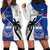 Fiji And Samoa Rugby Hoodie Dress 2023 World Cup Samoan Mix Tapa Pattern - Wonder Print Shop