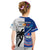 Fiji And Samoa Rugby Kid T Shirt 2023 World Cup Samoan Mix Tapa Pattern - Wonder Print Shop