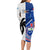 Fiji And Samoa Rugby Long Sleeve Bodycon Dress 2023 World Cup Samoan Mix Tapa Pattern - Wonder Print Shop