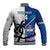 Custom Fiji And Samoa Rugby Baseball Jacket 2023 World Cup Samoan Mix Tapa Pattern - Wonder Print Shop