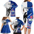 Custom Fiji And Samoa Rugby Family Matching Long Sleeve Bodycon Dress and Hawaiian Shirt 2023 World Cup Samoan Mix Tapa Pattern - Wonder Print Shop